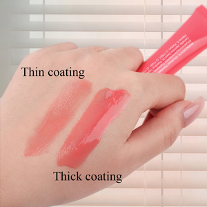 Gloss à lèvres liquide végétalien coloré et brillant aux peptides, huile à lèvres hydratante effet gelée, cosmétiques pour les lèvres avec logo personnalisé - Product Image 5