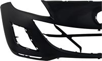Topzonauto Frontstoßstangenabdeckung Kompatibel mit MAZDA 3 2010 Grundiert 2.0L Motor MA1000223C