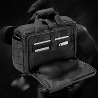 Porte-documents de grande capacité sac d'ordinateur portable étanche tactique Duffle chasse fourre-tout voyage travail sacs pistolet gamme Messenger sac