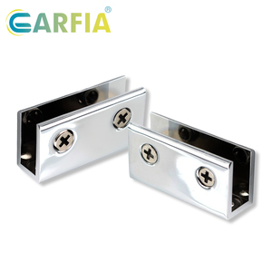Supports de fixation rectangulaires en verre pour portes de douche, pinces de support d'étagère, connecteurs de quincaillerie pour meubles et armoires - Product Image 3