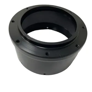 Turn-milling compound machining 5083 Aluminum Alloy Parts With Hard Black Anodizing for auto industry