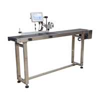 Machine de codage industrielle à jet d'encre, imprimante de date en ligne pour ligne de production avec matériaux flexibles/à base d'œuf, encre solvant haute vitesse