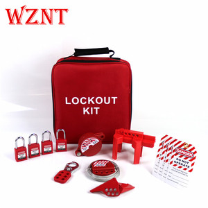Kit di Bloccaggio per <span class=keywords><strong>Serratura</strong></span> Cilindrica WZNT di Qualità con Backset da 50mm e 2 Chiavi |   Borsa di Sicurezza Portatile Vuota per Procedure di Blocco e Etichettatura (Lockout Tagout) - Product Image 3