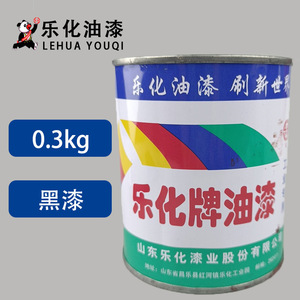 สีทาสีดำอัลคิด 0.3 กก. สีน้ำมันสำหรับพื้นผิวโลหะและไม้ - Product Image 1
