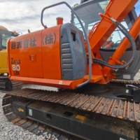 Mini-excavatrice hydraulique compacte d'occasion Hitachi ZX80 ZAXIS80 8 tonnes du Japon à vendre