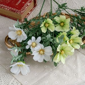 Bouquet artificiel CallaFloral Cosmos vert clair, branche unique, décoration de mariage, décoration de la maison, fleurs artificielles - Product Image 1