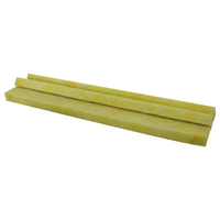 Rouleau de laine de verre carrée en gros, matériau d'isolation thermique écologique et ignifuge de qualité supérieure pour murs et toitures