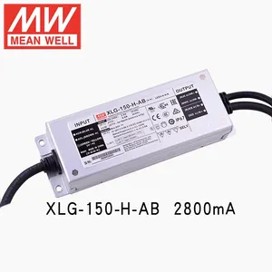 XLG-150-H-A Mean Well 150W Constant Power LED Water Proof Constant Current Driver With A Rainproof Switch Power Supply