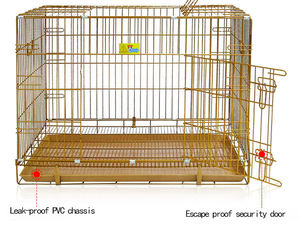 Kingtale Pet ağır Metal temelleri katlanır Metal köpek sandık kafes bölücü paneli - Product Image 3