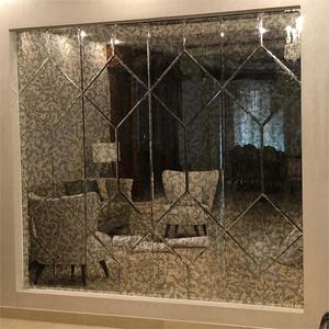 Chengzhen กระจกแบบโบราณ3มม. สำหรับตกแต่งผนังโรงแรมงานออกแบบพื้นผิวตามสั่งราคาโรงงาน - Product Image 5