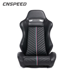 CNSPEED <b>Racing</b> Car <b>Seat</b> Universal PVC Black Waterproof For Business Vehicles - Product Image 1