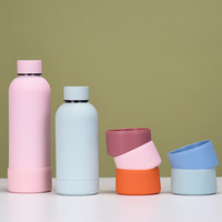 Thermos isotherme en acier inoxydable 350ML/500ML/750ML, gourde de sport avec surface douce au toucher
