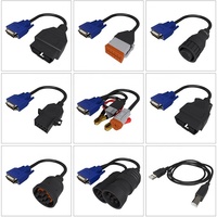 Lector de Códigos OBD2 Vxdiagtool V-LINK para Camiones con Motor de 6 Cilindros en Línea, Adaptador USB, Escáner de Diagnóstico de Alto Rendimiento, con WiFi, Certificado CE