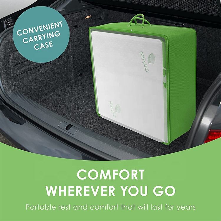 高品质柔软舒适可拆卸露营三段式折叠床垫可折叠泡沫床垫