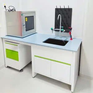 Phenolic Resin Worktop Chemistry Resistance Lab Bench Furniture For Laboratory Sink Cabinet