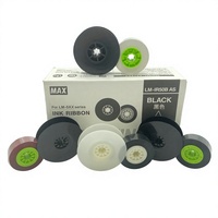 Pita Printer nomor senar MAX asli pita LM-IR300B-AS/IR50B-AS 370/380/550A pita karbon hitam