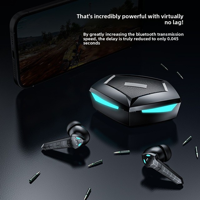 P36 Private Model Wireless Gaming Earbuds, Bluetooth 5.4 Waterproof Headset Long Endurance Noise Reduction E-sports Earphones