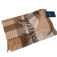 Écharpe longue géométrique en laine, chaude et respirante, polyvalente pour l'hiver, cache-cou de voyage pour femme, pashmina à carreaux, idéale pour un cadeau