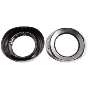 Sanvi 3-Inch Angel Eyes LED Projector Lens Kits Chrome Color Auto Lighting Accessories Shrouds Cover for Car Headlight Parts - Product Image 1