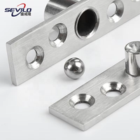 Support de porte pivotant moderne à charnière croisée 3D pour armoires et boîtes de cuisine - Meuble pliant invisible en acier inoxydable