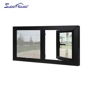 Islands And Coastal Areas Outside Aluminum Protect Frosted Glass Awning Casement Window With Nail Fin
