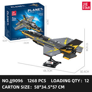 JIESTAR JJ9095 JJ9096 1375 Piezas Serie de Aviones F-117A NIGHTHAWK Bloques de Construcción Modelo de Adorno Juguete Educativo Técnico Regalo Festivo - Product Image 6