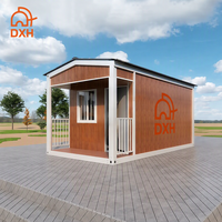 Maison conteneur préfabriquée mobile en acier, démontable, prête à l'emploi, mini-maison pour cabine de couchage et jardinières