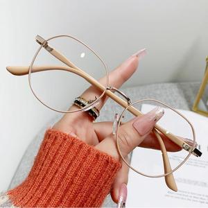 Lunettes de lecture anti-lumière bleue pour femmes, monture en métal, lentilles PC 812L, lunettes décontractées - Product Image 1