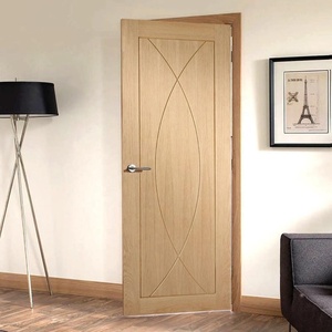 Contemporanea Moderna <span class=keywords><strong>Pesaro</strong></span> Rovere Stile Porta A Filo con Classique Arco Scanalature - Product Image 2