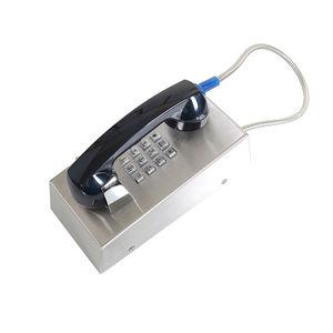 IP電話刑務所/刑務所コード付き音声制御ボタン付き破壊防止電話人気ステンレス - Product Image 6