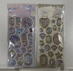 สติกเกอร์ตกแต่งลายการ์ตูน 3 มิติ แบบนูนลายคริสตัลเลเซอร์ รูปทรงเพชร สำหรับงาน DIY ของขวัญสร้างสรรค์ - Product Image 6