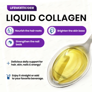 Collagene Liquido Certificato per Donne |   Peptidi di Collagene Marino per Adulti con Vitamina C al Limone per Schiarire la Pelle, Personalizzabile - Product Image 3