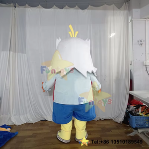 Funtoys Aanpassen <span class=keywords><strong>Chick</strong></span> <span class=keywords><strong>White</strong></span> Haan Mascotte Kostuum Fancedress Chicken Disfraz De Halloween Kostuum Voor Volwassen Cosplay Carnaval - Product Image 6