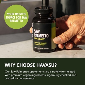 Suplemento de Extracto de Saw Palmetto para la Salud de la Próstata y Mejora Masculina, Suplementos para la Salud de la Próstata, Suplemento para la Salud del Hombre - Product Image 2
