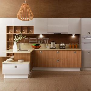 Meubles de cuisine complets SANTOPOVA, prix d'usine, laque, Foshan, unités de cuisine italiennes intelligentes en mélamine - Product Image 4