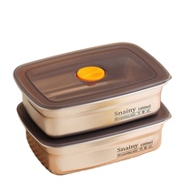 Boîte à lunch en acier inoxydable 316 de qualité alimentaire