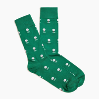 Chaussettes de marcheur de chiens de mode tube de dessin animé 3D coloré personnalisé pour hommes