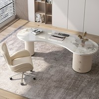 Table de consultation simple en pierre, bureau de réception de luxe pour salon de beauté, esthétique médicale, bureau de direction, bureau informatique