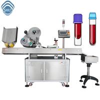 Etiquetadora Horizontal Envolvente para Lápices, Marcadores, Crayones, Tubos |   Máquina Automática de Etiquetado para Papelería