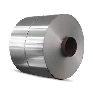 Tira de bobina de acero inoxidable para espejo, calidad superior, ASTM, 0,3mm, 0,5mm, 201, 304, 316L, 410, 430, 321 Ss