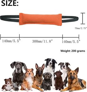 Giocattoli interattivi per cani di medie e grandi dimensioni giocattolo per morso di iuta migliore per manicotti da puntura di cane da tiro - Product Image 5