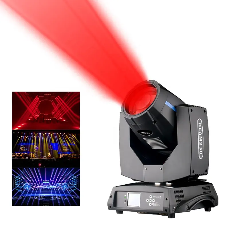 DJ Disco LED Bühnen-Beleuchtung Ausrüstung Bewegungspindel-Kopf-Strahl Lichter 230W 7r für Nachtclub Party