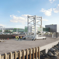 Estructura de Acero, Almacenes Multifuncionales, Edificios Industriales y Comerciales con Panel Sándwich, Certificación CE, Estructura de Acero Ligero