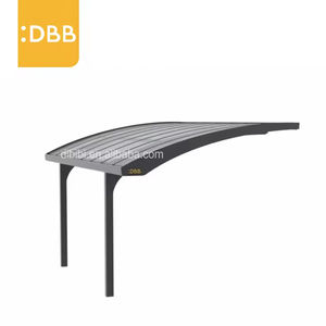 Fabrication prix d'usine avec forte charge de neige et de pluie 10Ft cadre en aluminium Cantilever Carport Garage toit en tôle de polycarbonate - Product Image 2