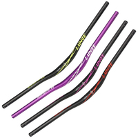 LUNJE Manubrio De Bicicleta Bicycle Parts Rise 25/55mm pour Road Mountain Custom Handlebar 31.8mm Mtb Handlebar 780mm