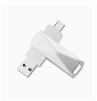 Memorias USB-C Dobles Personalizadas, Unidades Flash OTG 2.0 de 8GB, 16GB, 32GB, 64GB, Memoria Flash USB y Tipo C, Unidad Flash Tipo C