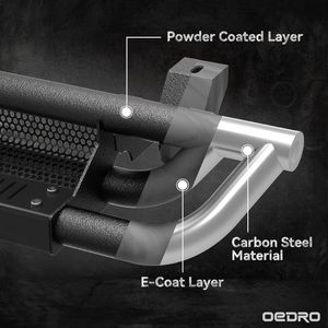 Soportes <span class=keywords><strong>de</strong></span> Acero al Carbono OEDRO <span class=keywords><strong>de</strong></span> 6 Pulgadas para Estribos, para Tacoma Doble Cabina 2005-<span class=keywords><strong>2023</strong></span>, Color Negro Texturizado, para Camioneta <span class=keywords><strong>de</strong></span> Uso Pesado - Product Image 6