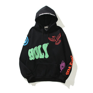 Nice Youpin Printing Ondemands O-Neck Soft Full Zip Hoodie Puff Print Pull unisexe de haute qualité avec personnalisé - Product Image 4