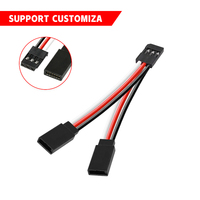 Câble d'alimentation ESC Y-Splitter pour modèle RC, connecteur d'extension de servo de drone JR, connecteur DuPont 2,54 mm à 3 broches