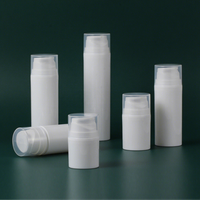 Bouteilles à pompe sans air de luxe 30ml 50ml 100ml 150ml 200ml PP PCR sérum lotion pour emballage cosmétique durable
